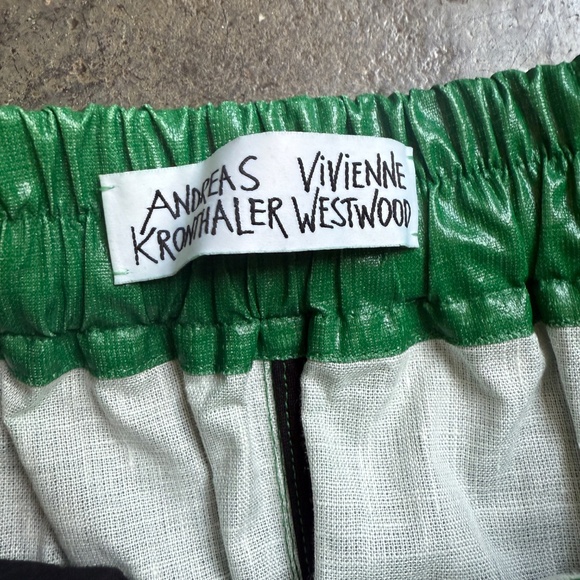 Vivienne Westwood NWT 1185$ 2023 Couture Pants w/ Waxed Linen - Picture 10 of 13